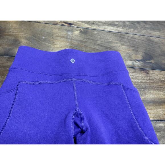 ATHLETA GIRL Polartec Stash Tight Iris Violet Size XL 14 - Picture 6 of 9